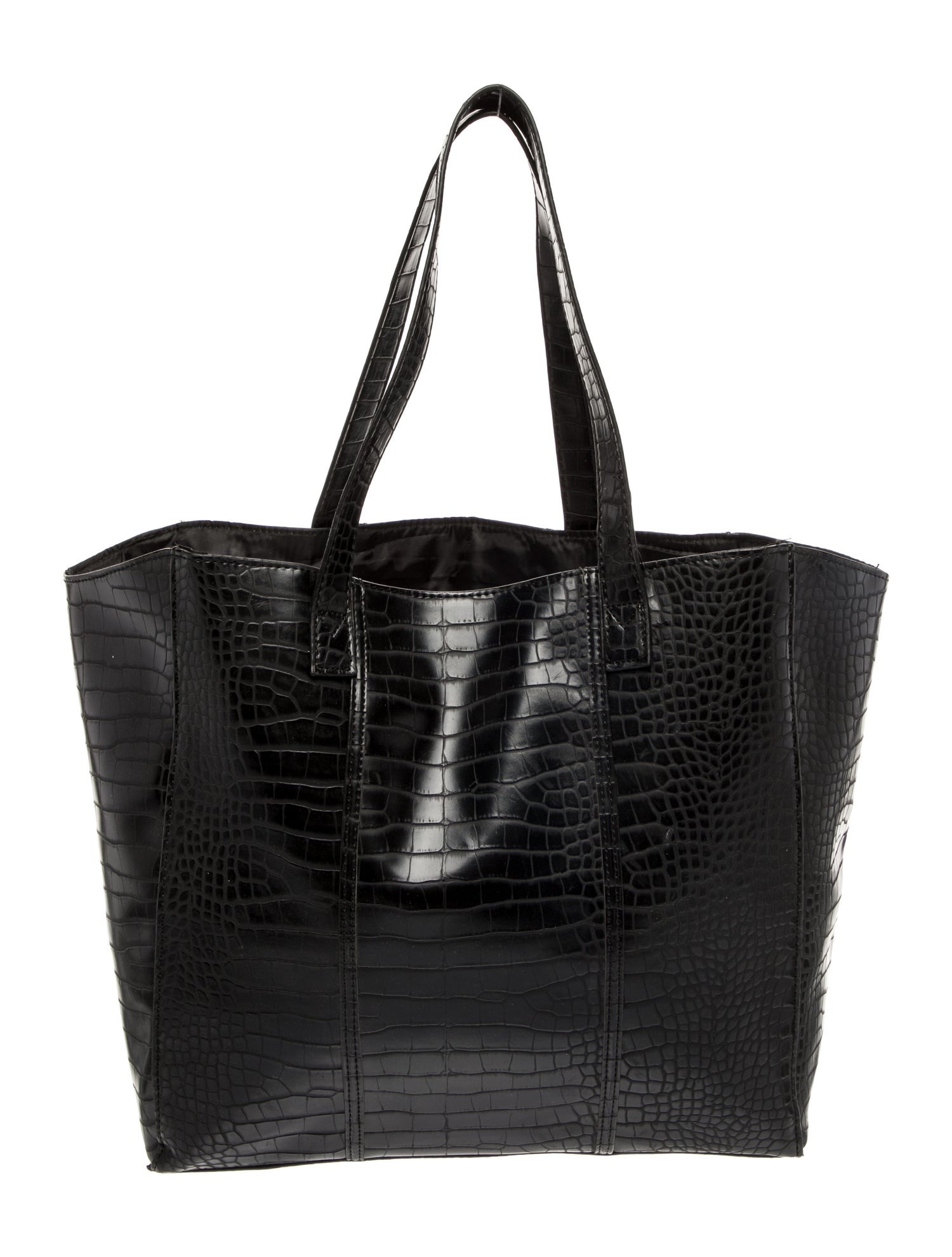 Neiman Marcus Embossed Leather Tote