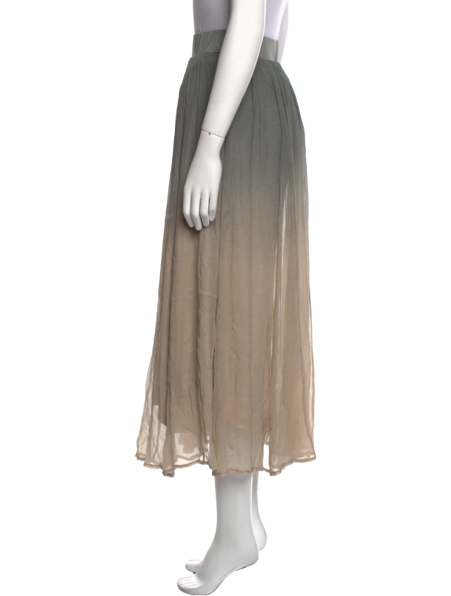 Neiman Marcus Printed Midi Length Skirt