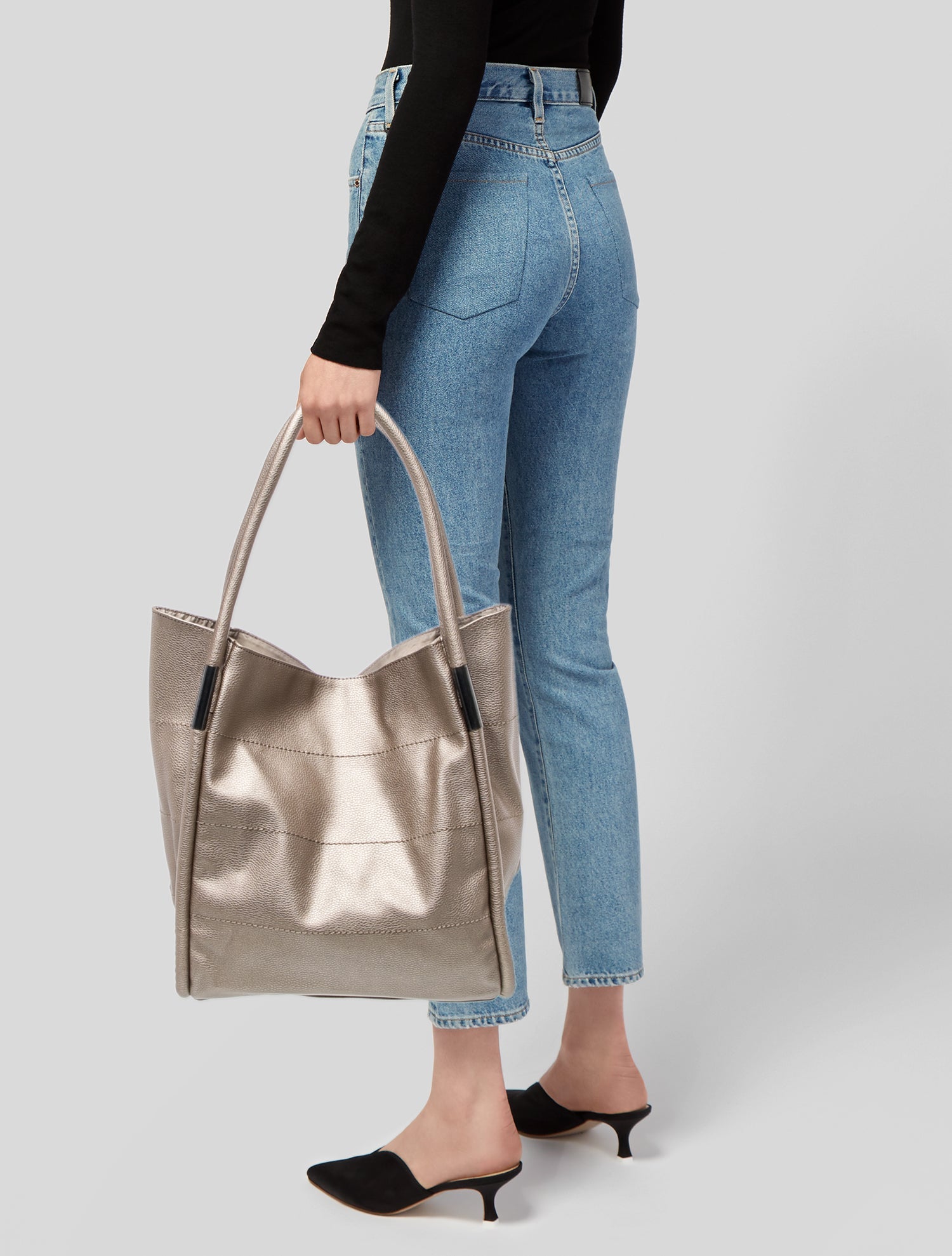 Neiman Marcus Leather Tote