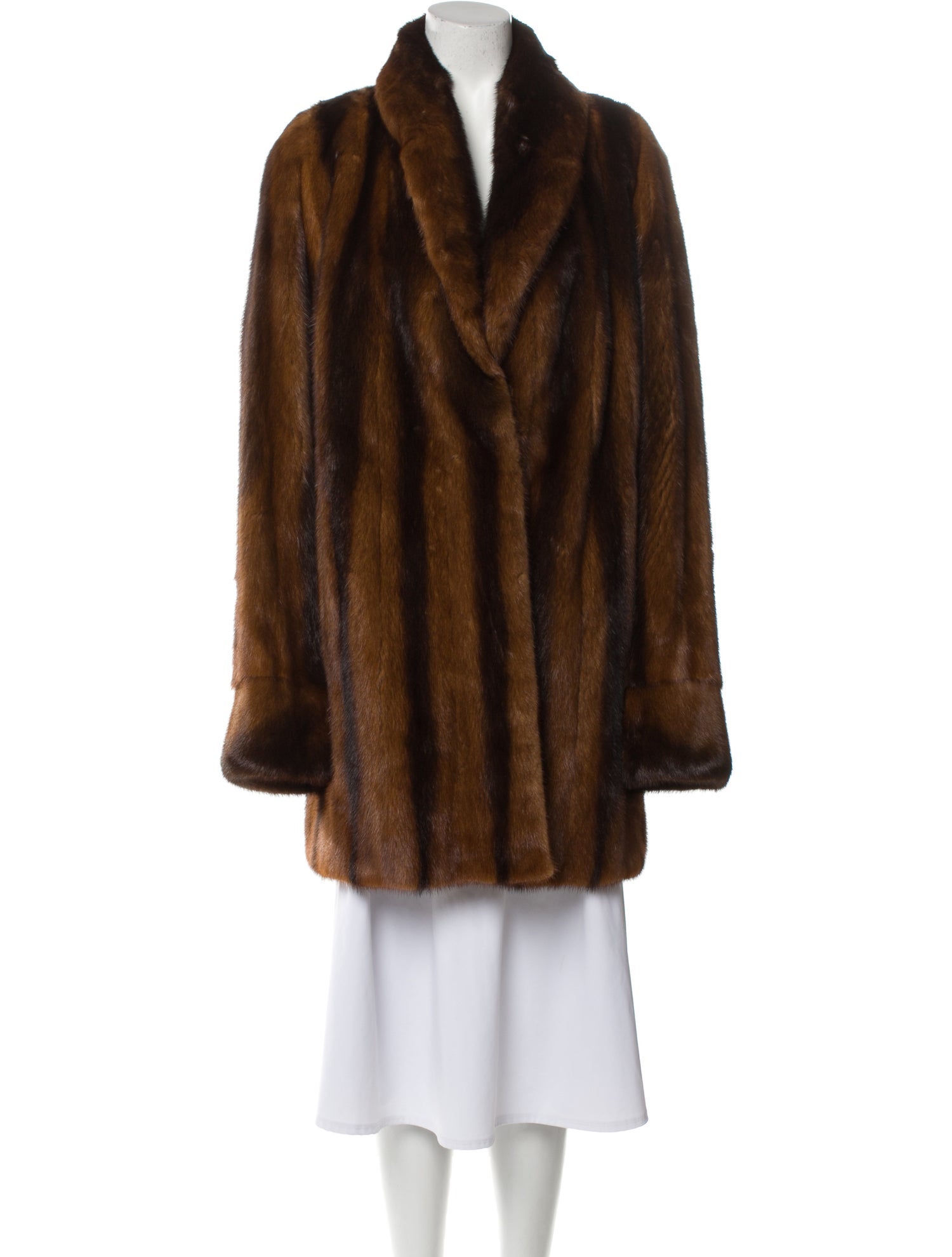 Neiman Marcus Faux Fur Coat