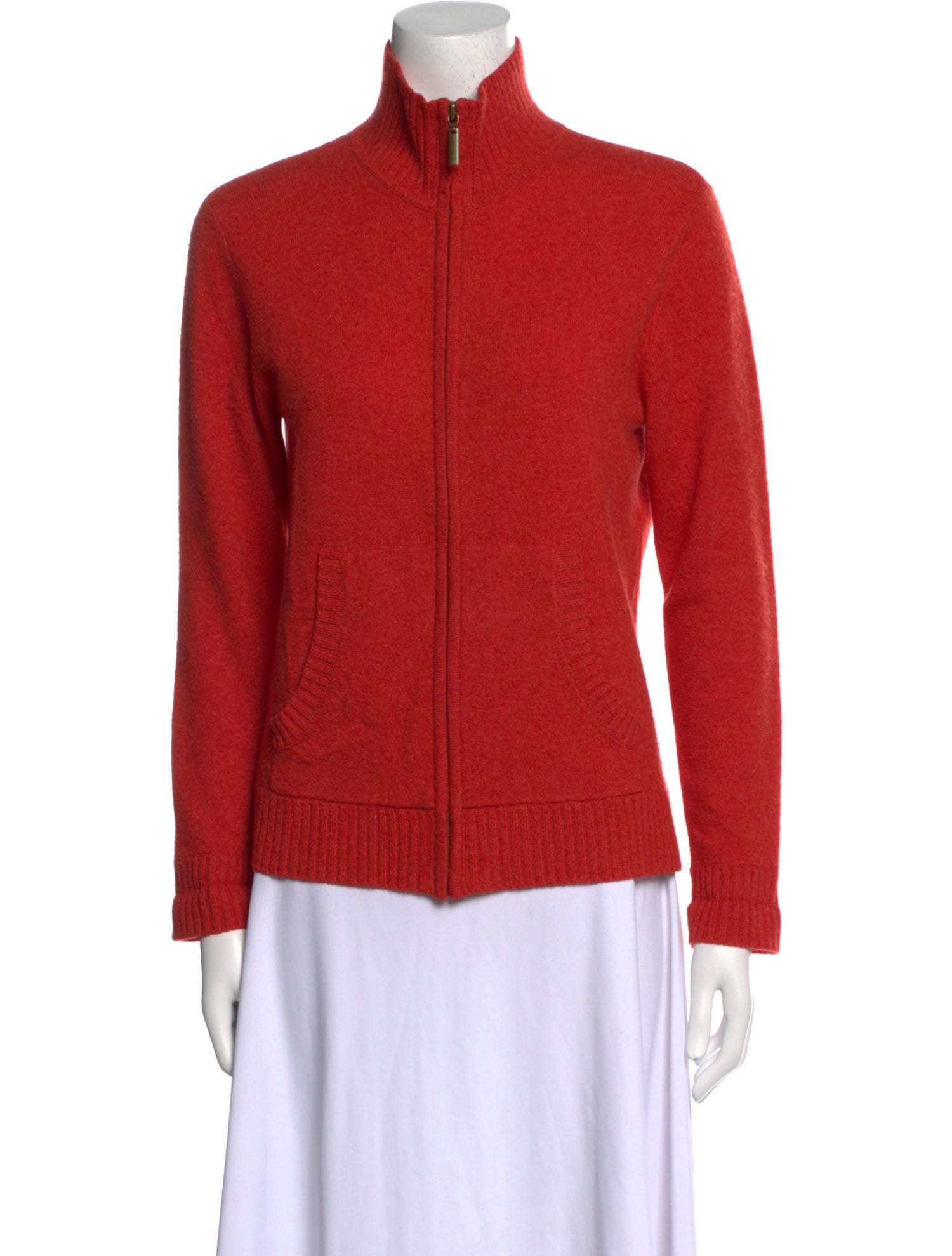 Neiman Marcus Cashmere Mock Neck Sweater