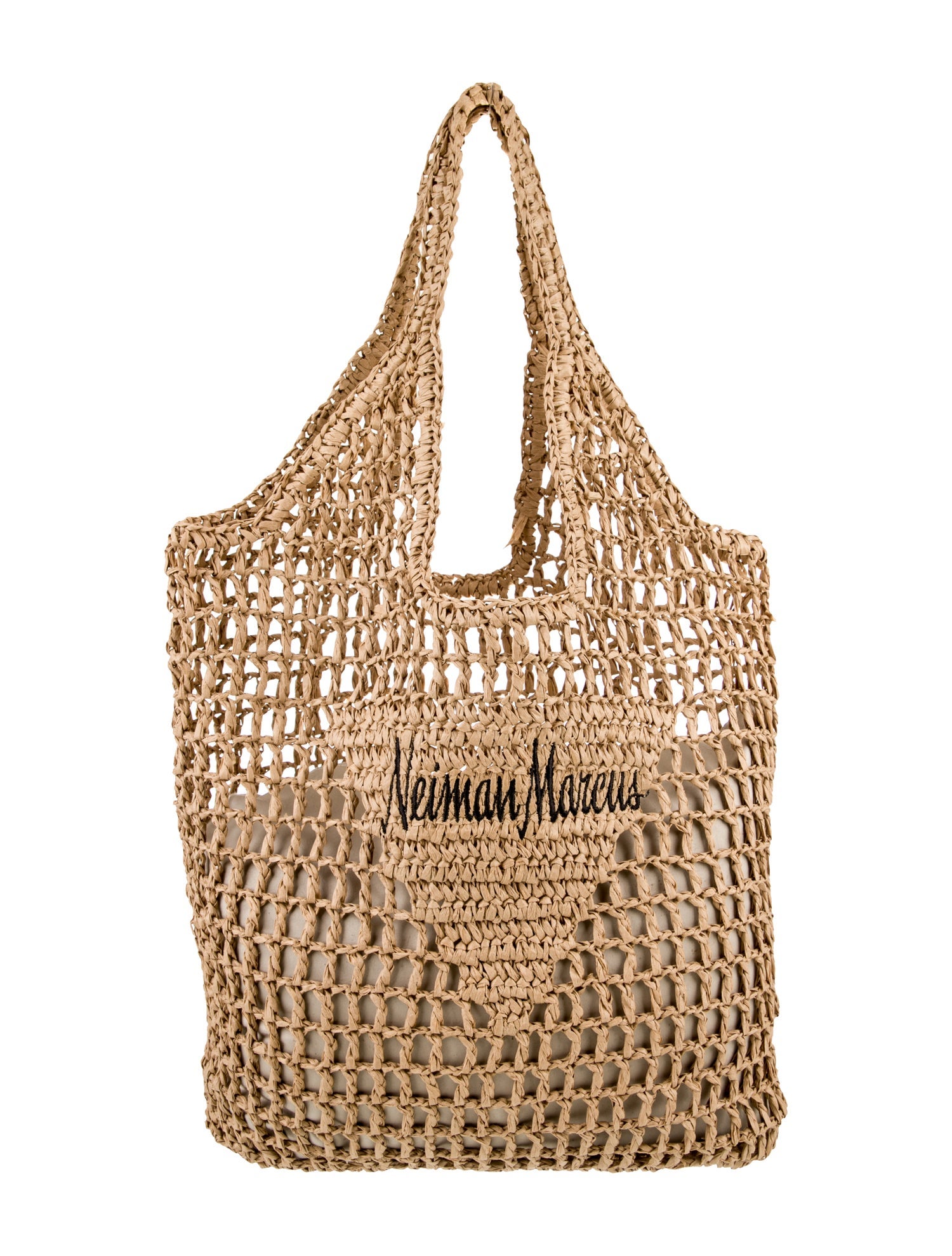 Neiman Marcus Raffia Hobo