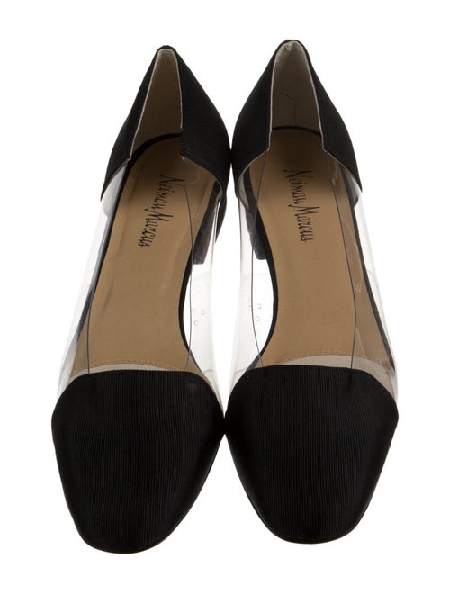 Neiman Marcus Canvas D'Orsay Flats