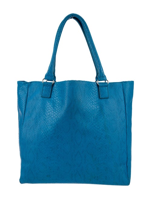 Neiman Marcus Embossed Leather Tote