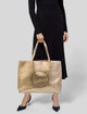 Neiman Marcus Leather Tote