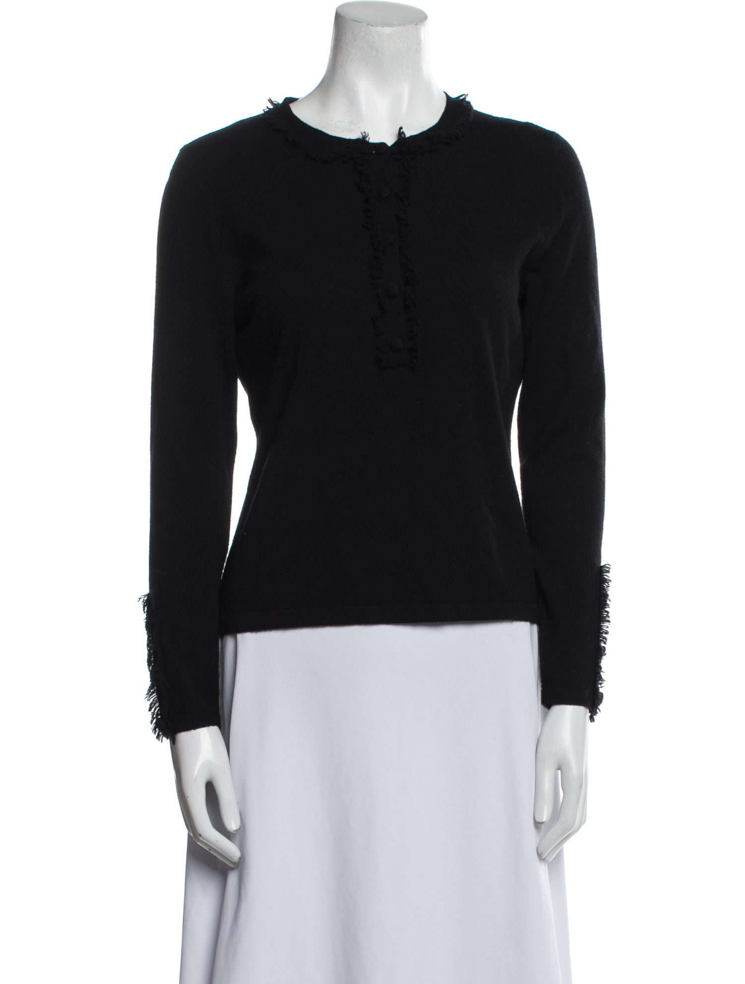 Neiman Marcus Cashmere Scoop Neck Sweater