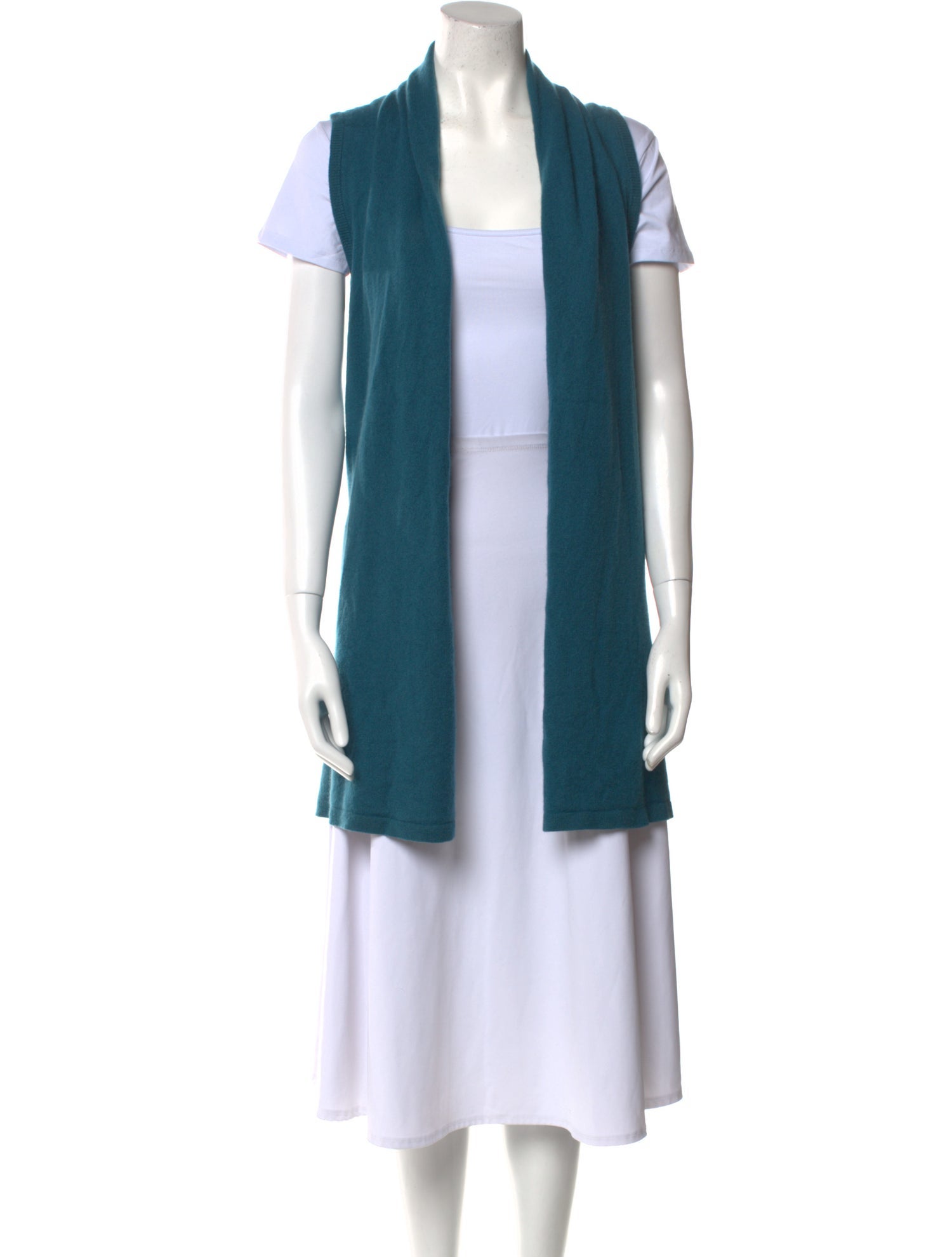 Neiman Marcus Cashmere Open Front Sweater