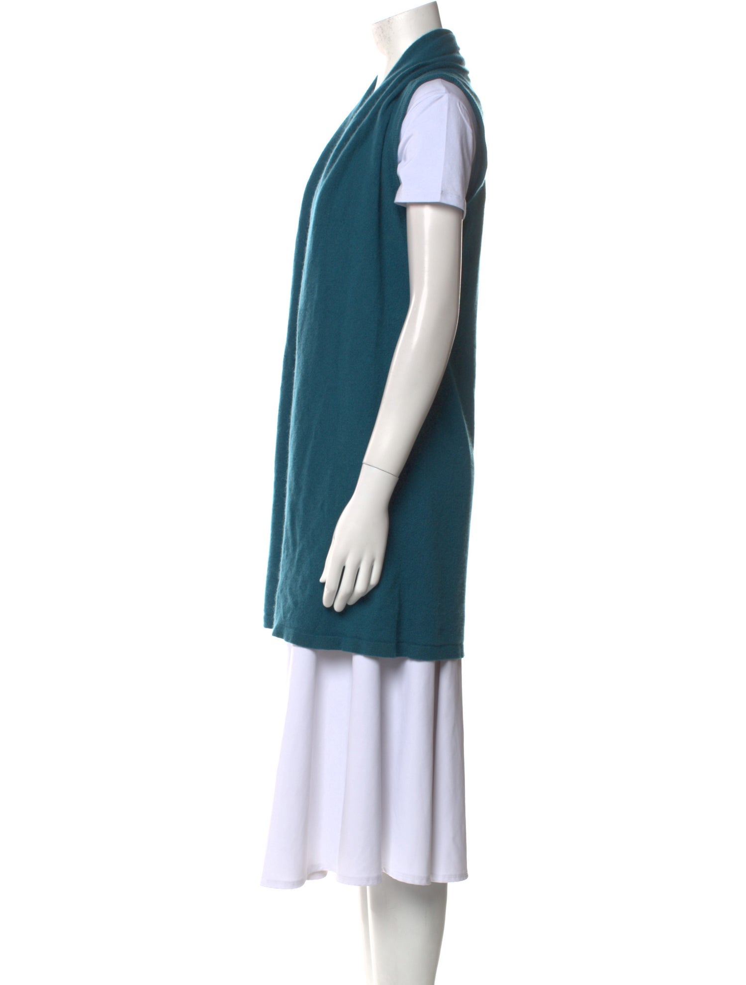 Neiman Marcus Cashmere Open Front Sweater