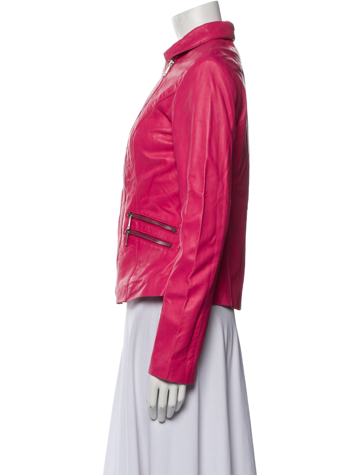 Neiman Marcus Leather Biker Jacket