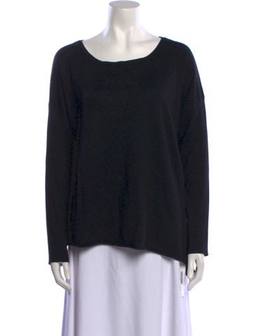 Neiman Marcus Knitwear Scoop Neck Sweater L