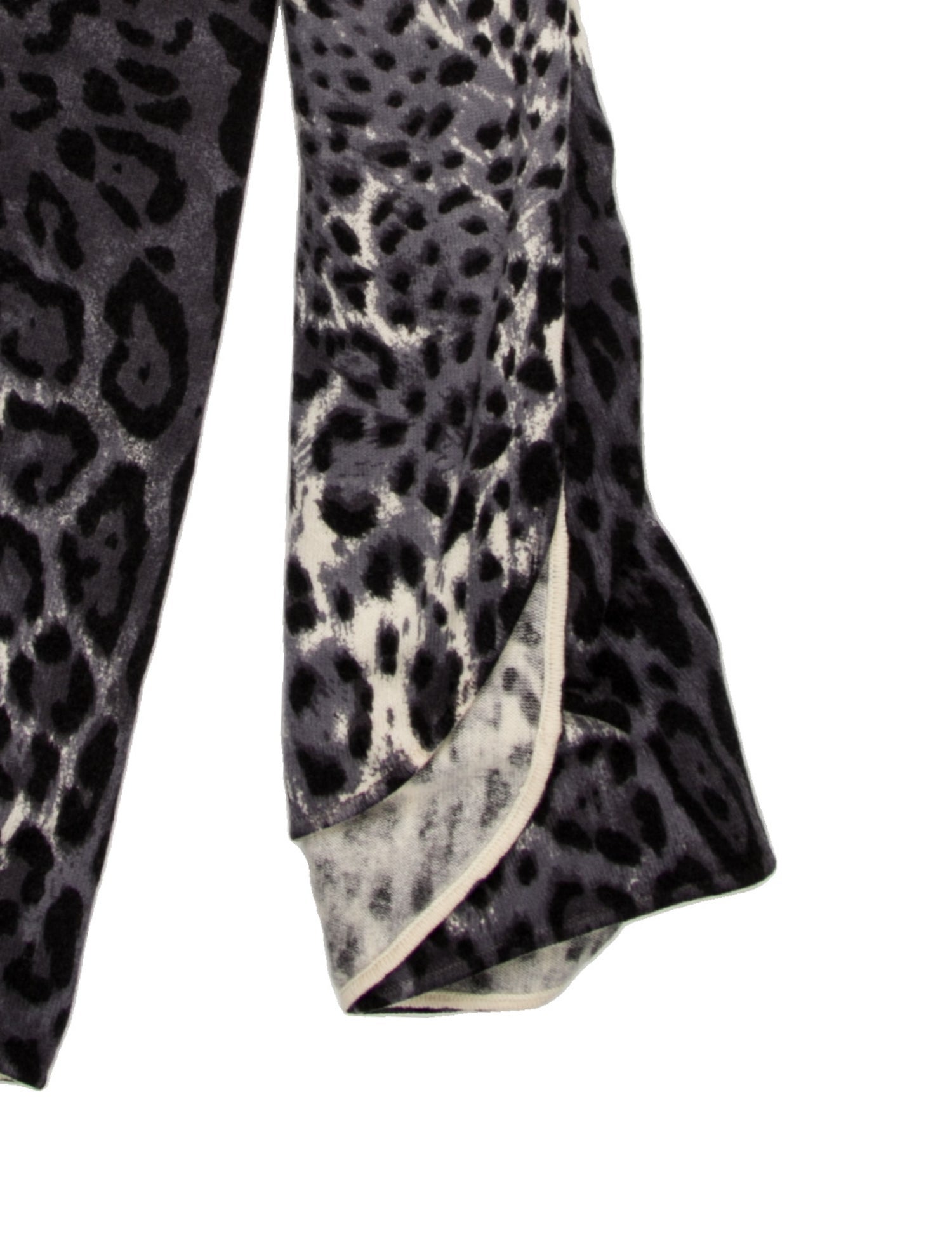 Neiman Marcus Cashmere Animal Print Scarf