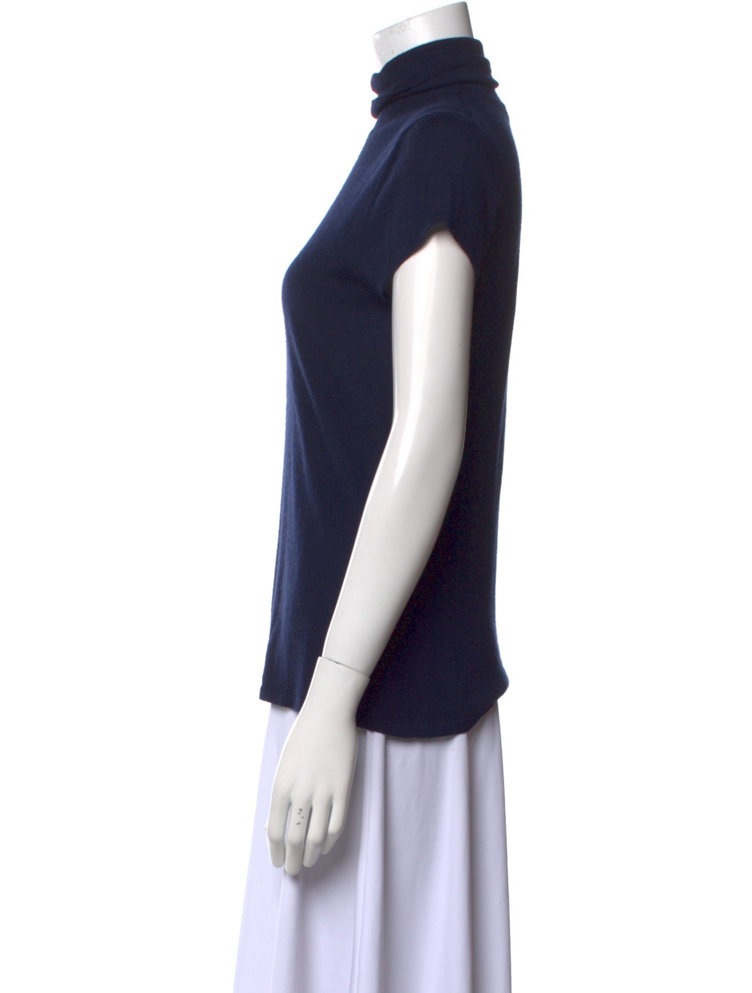 Neiman Marcus Cashmere Turtleneck Top