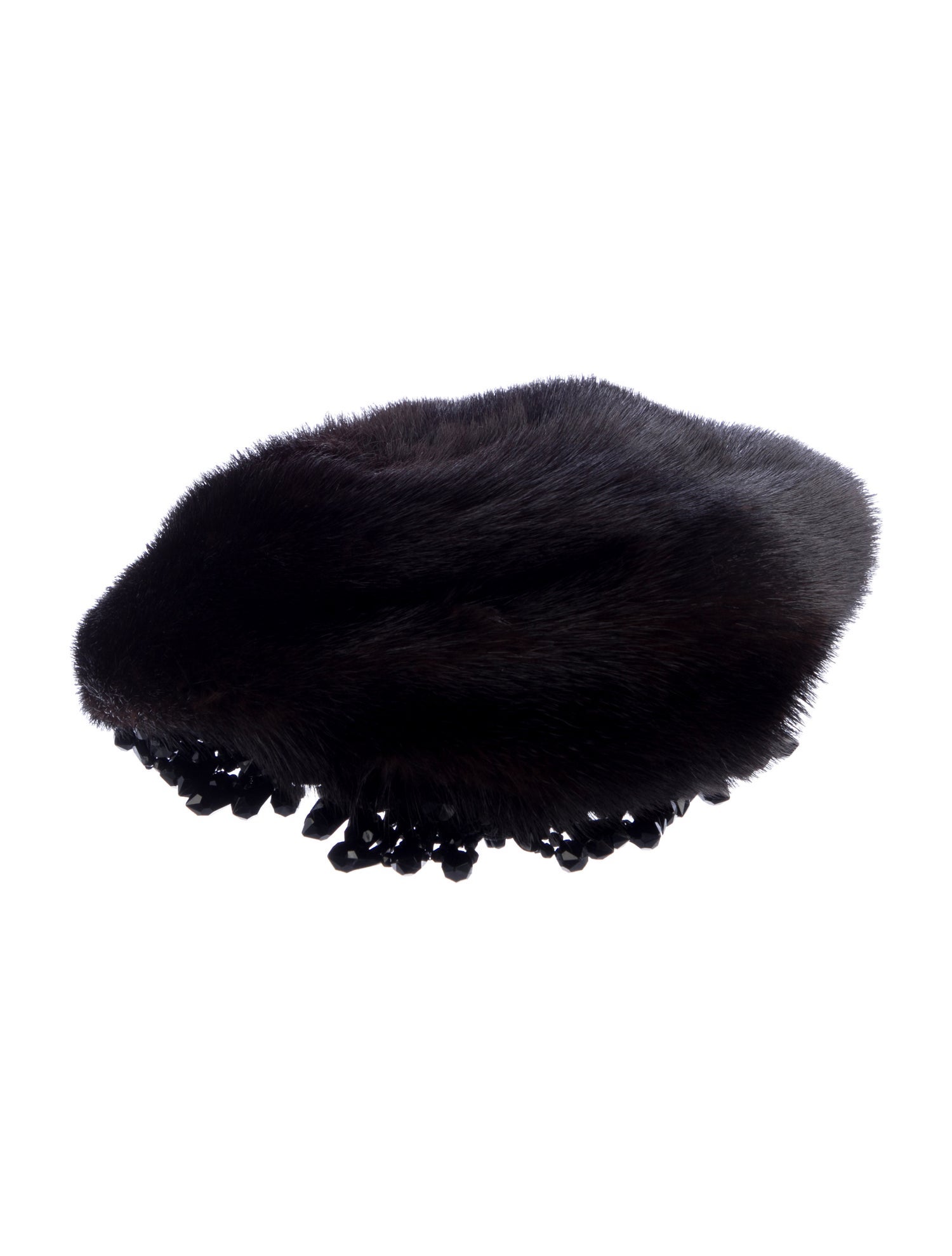 Neiman Marcus Beaded Mink Beret