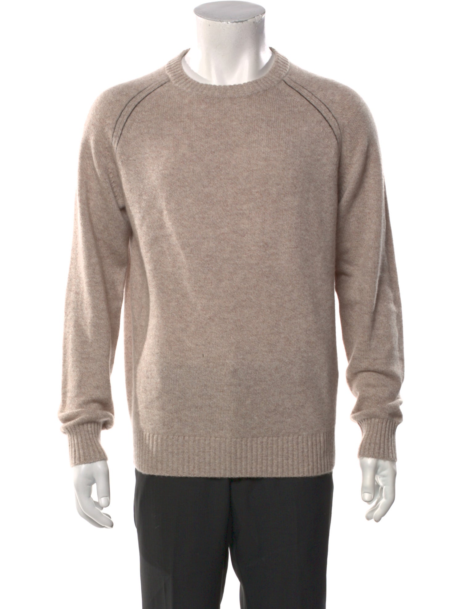 Neiman Marcus Cashmere Crew Neck Pullover