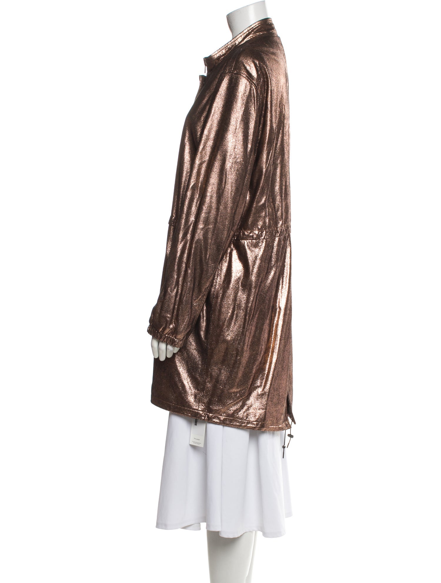 Neiman Marcus Leather Printed Evening Jacket