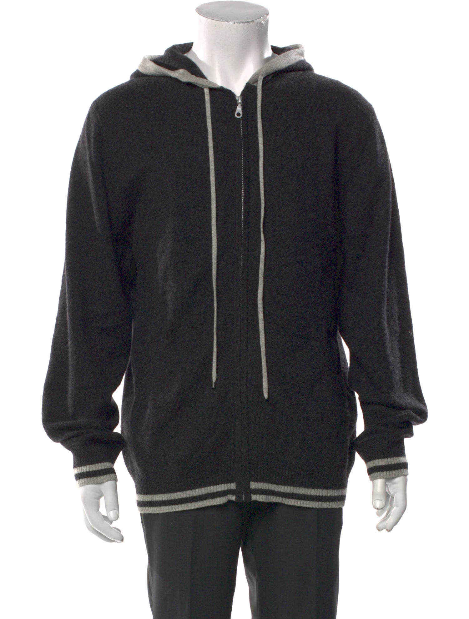 Neiman Marcus Cashmere Striped Cardigan