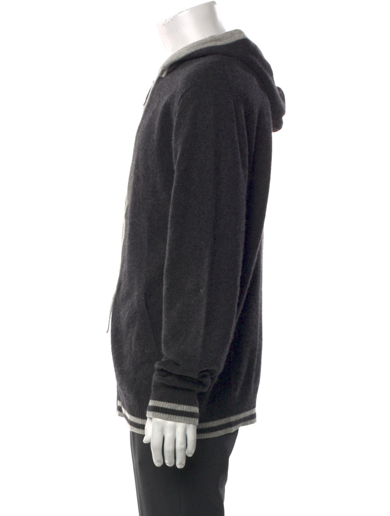 Neiman Marcus Cashmere Striped Cardigan