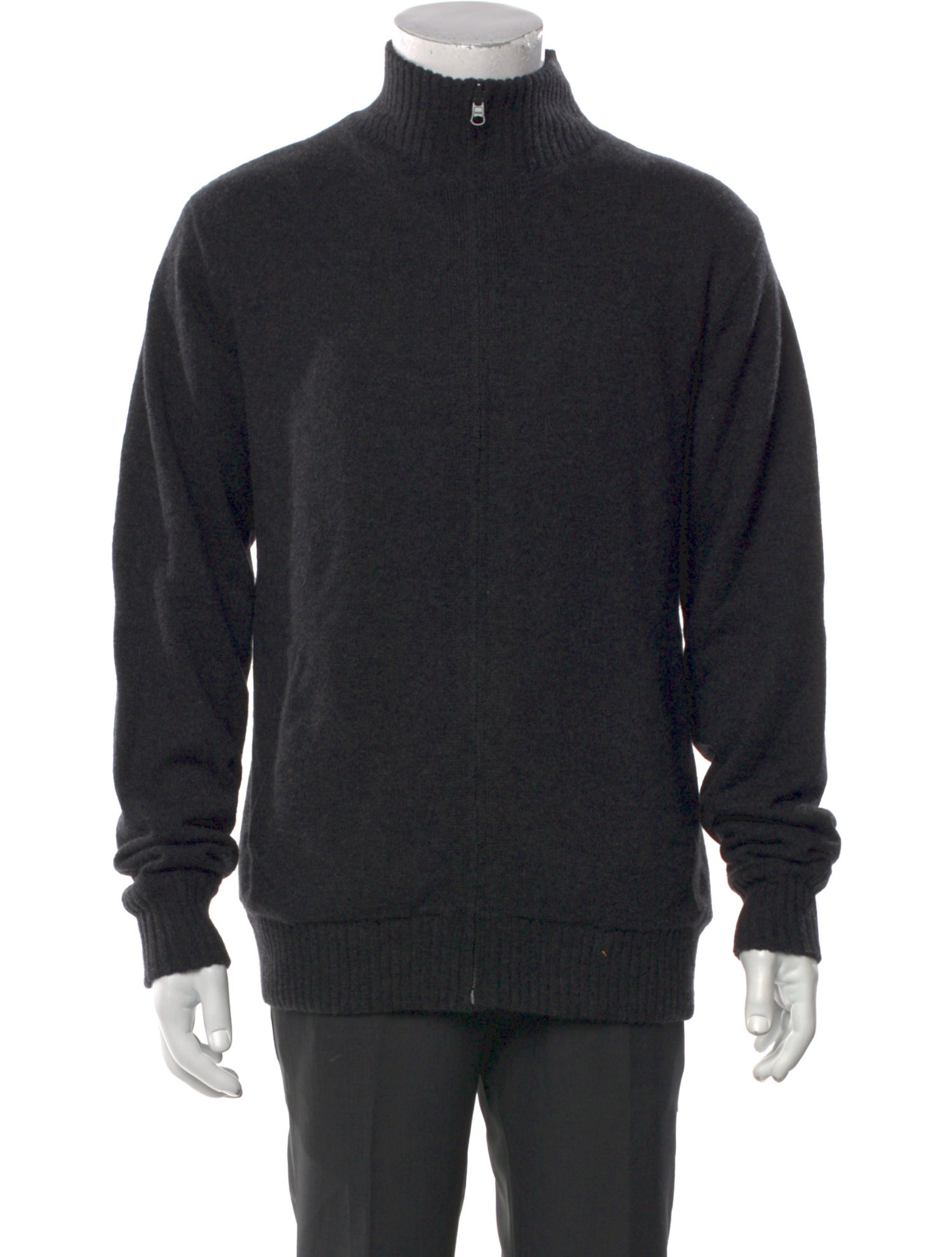 Neiman Marcus Cashmere Turtleneck Cardigan