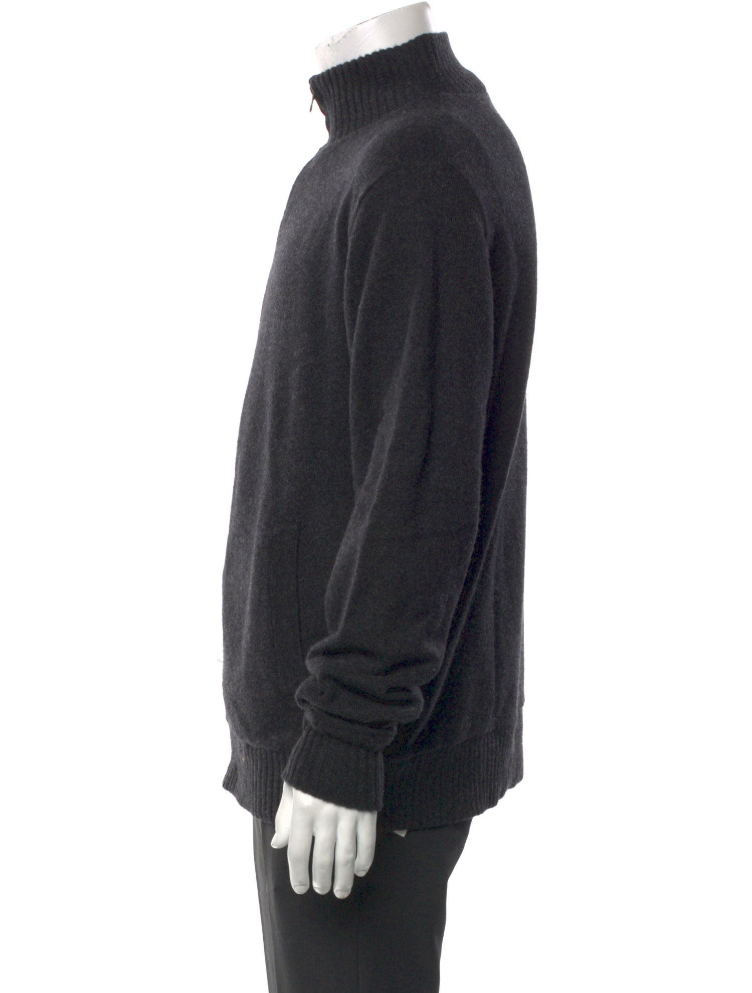 Neiman Marcus Cashmere Turtleneck Cardigan