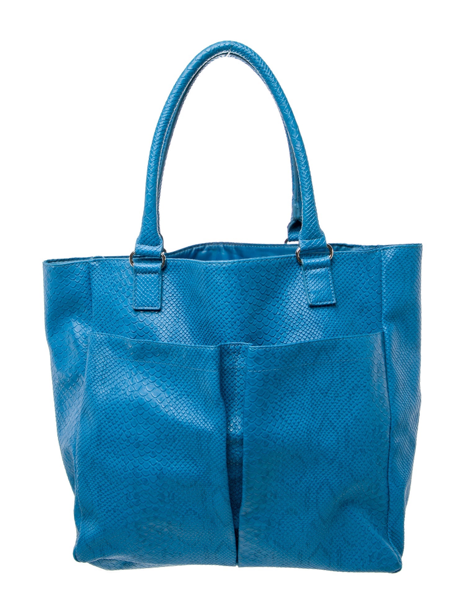 Neiman Marcus Embossed Leather Tote
