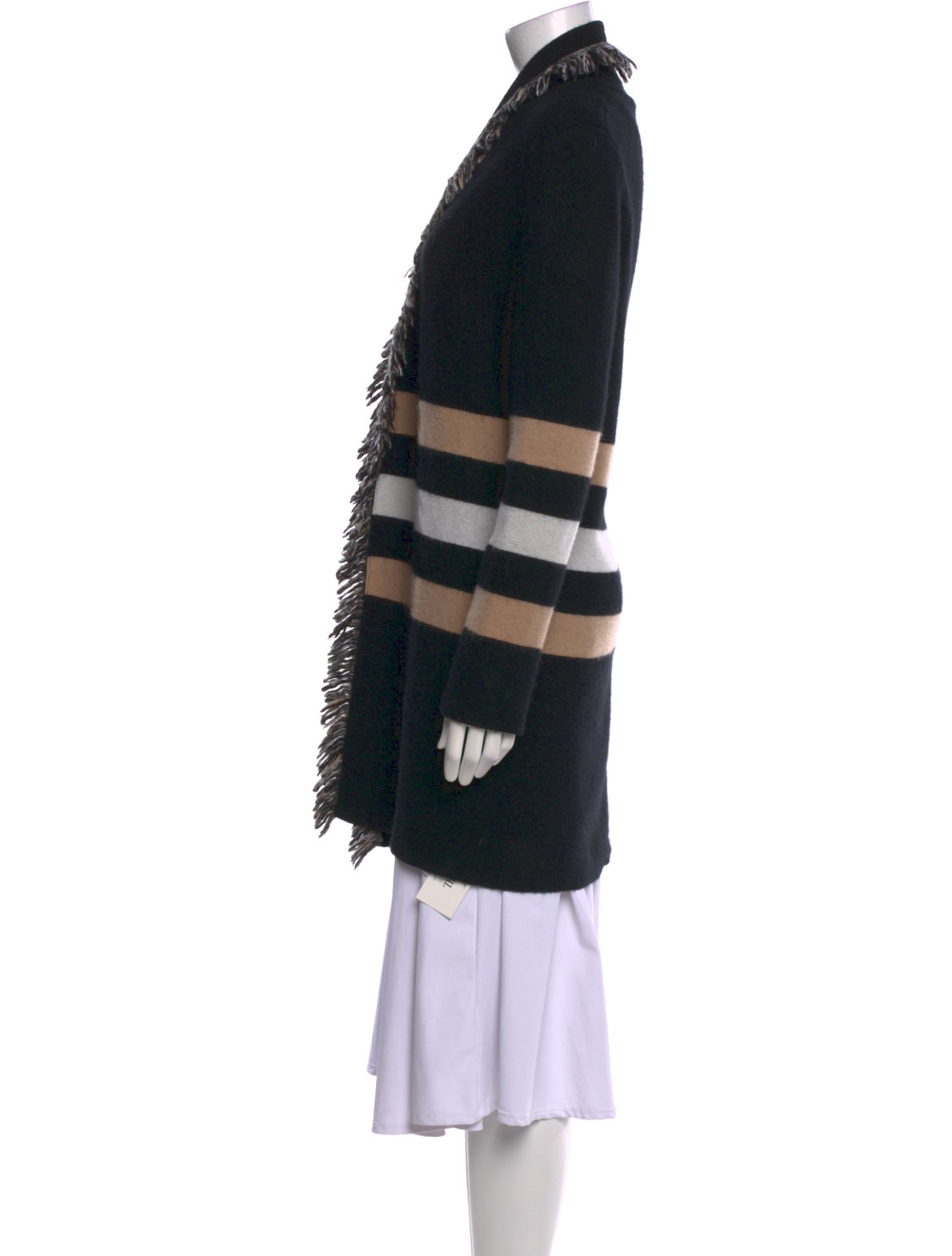 Neiman Marcus Cashmere Striped Sweater