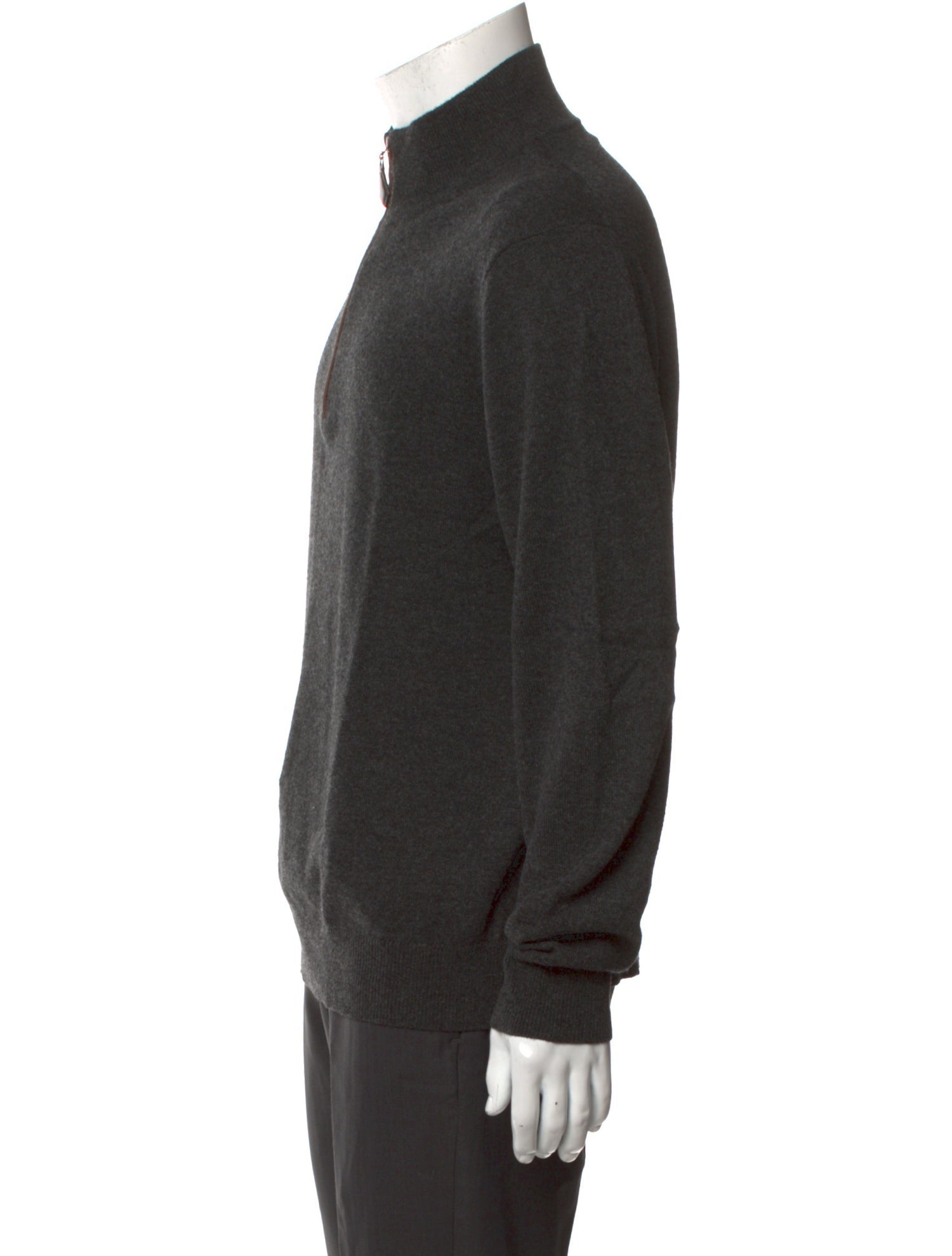 Neiman Marcus Cashmere Mock Neck Pullover
