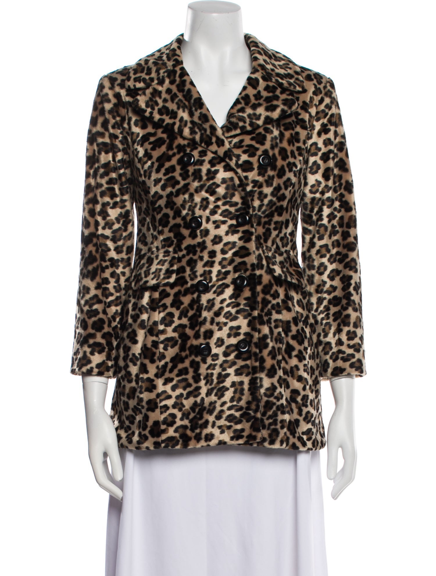 Neiman Marcus Animal Print Coat