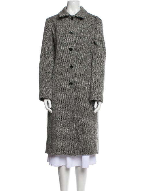 Neiman Marcus Wool Printed Coat