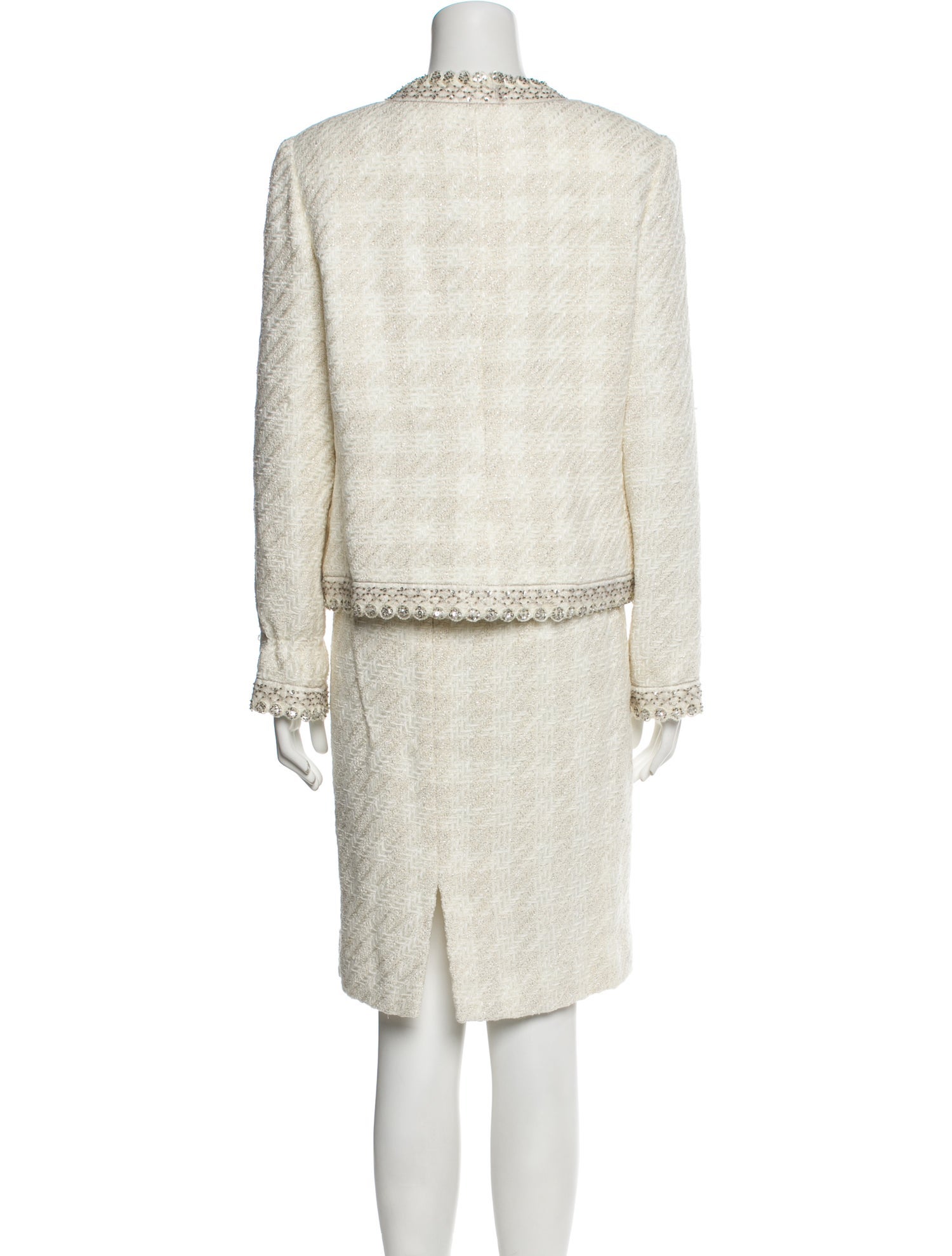 Neiman Marcus Printed Skirt Suit