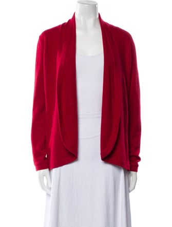 Neiman Marcus Cashmere Open Front Sweater