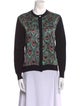 Neiman Marcus Cashmere Printed Sweater