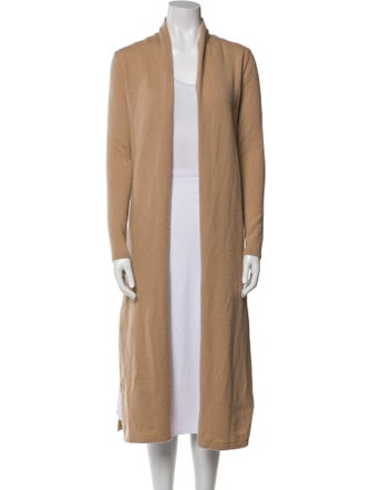Neiman Marcus Cashmere Open Front Tunic