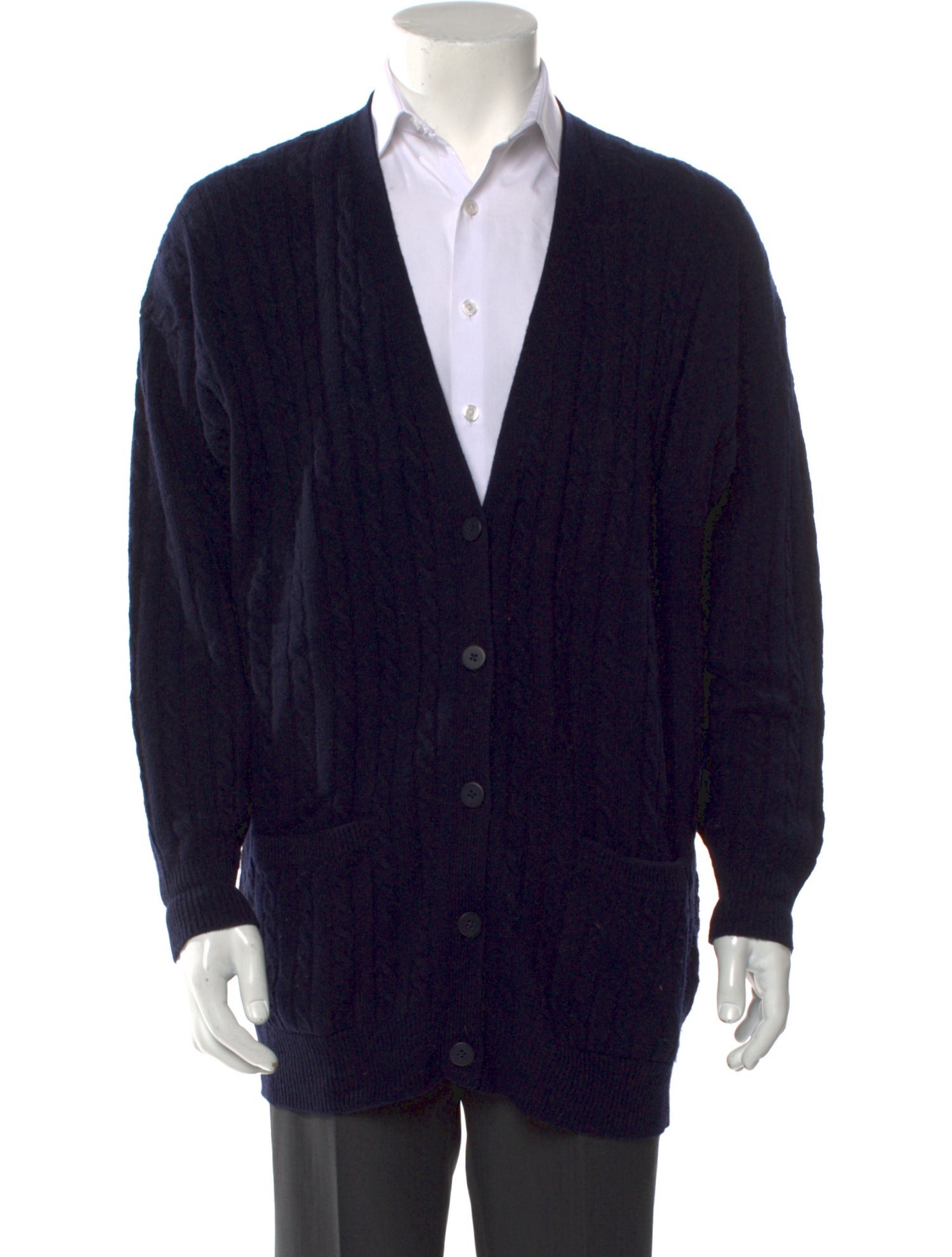 Neiman Marcus Cashmere V-Neck Cardigan