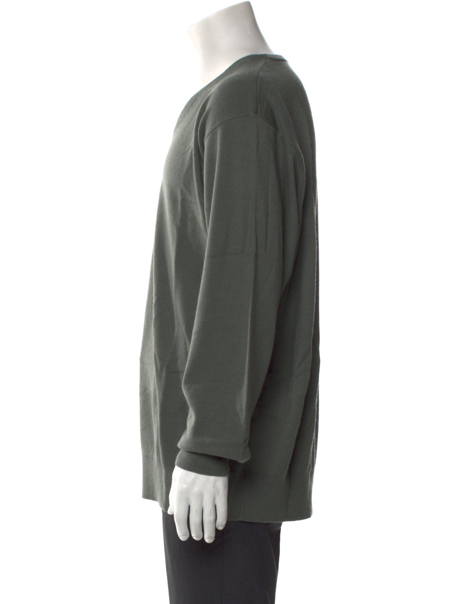 Neiman Marcus Merino Wool V-Neck Pullover