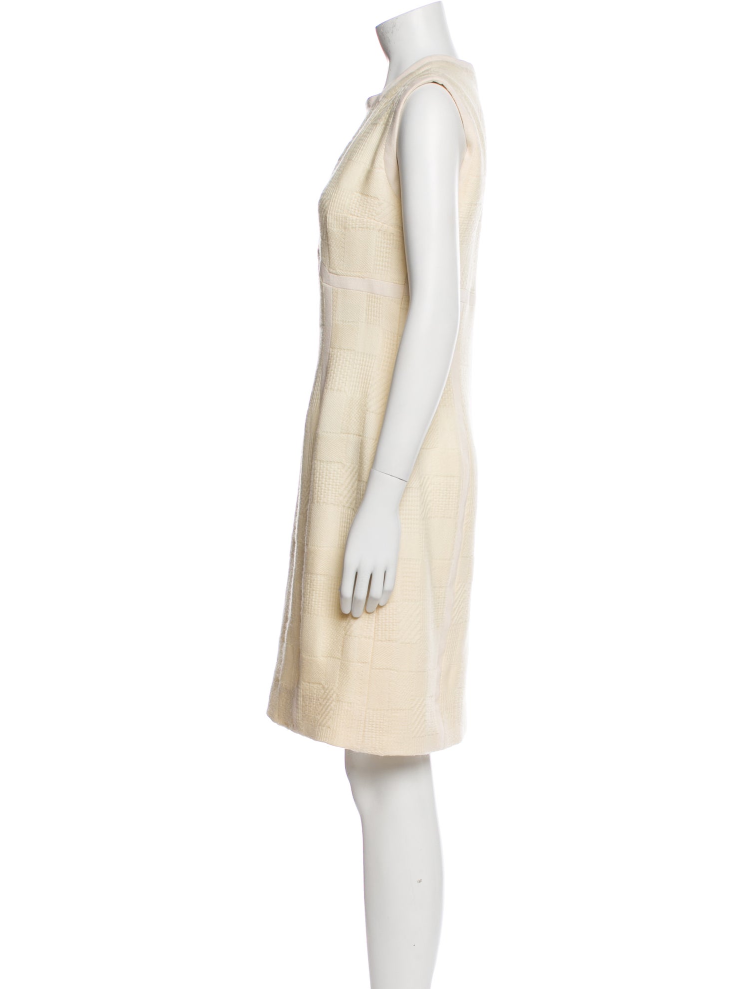 Neiman Marcus Crew Neck Knee-Length Dress