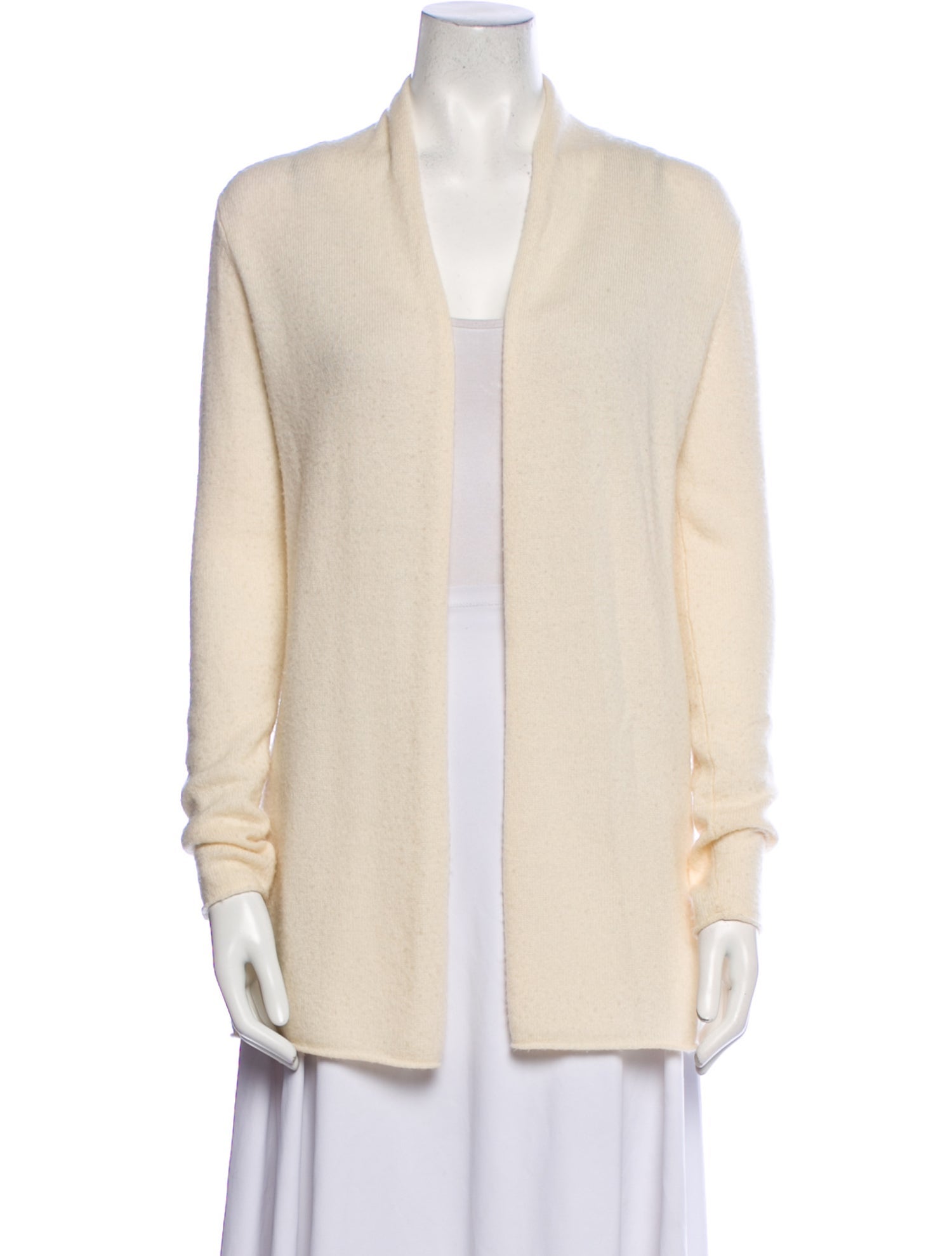 Neiman Marcus Cashmere Open Front Sweater