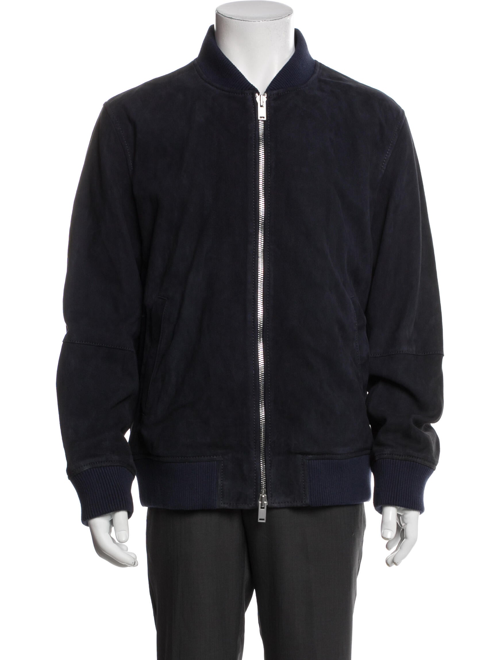 Neiman Marcus Goat Leather Bomber Jacket w/ Tags