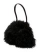 Neiman Marcus Ostrich Feather Top Handle Bag