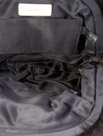 Neiman Marcus Ostrich Feather Top Handle Bag