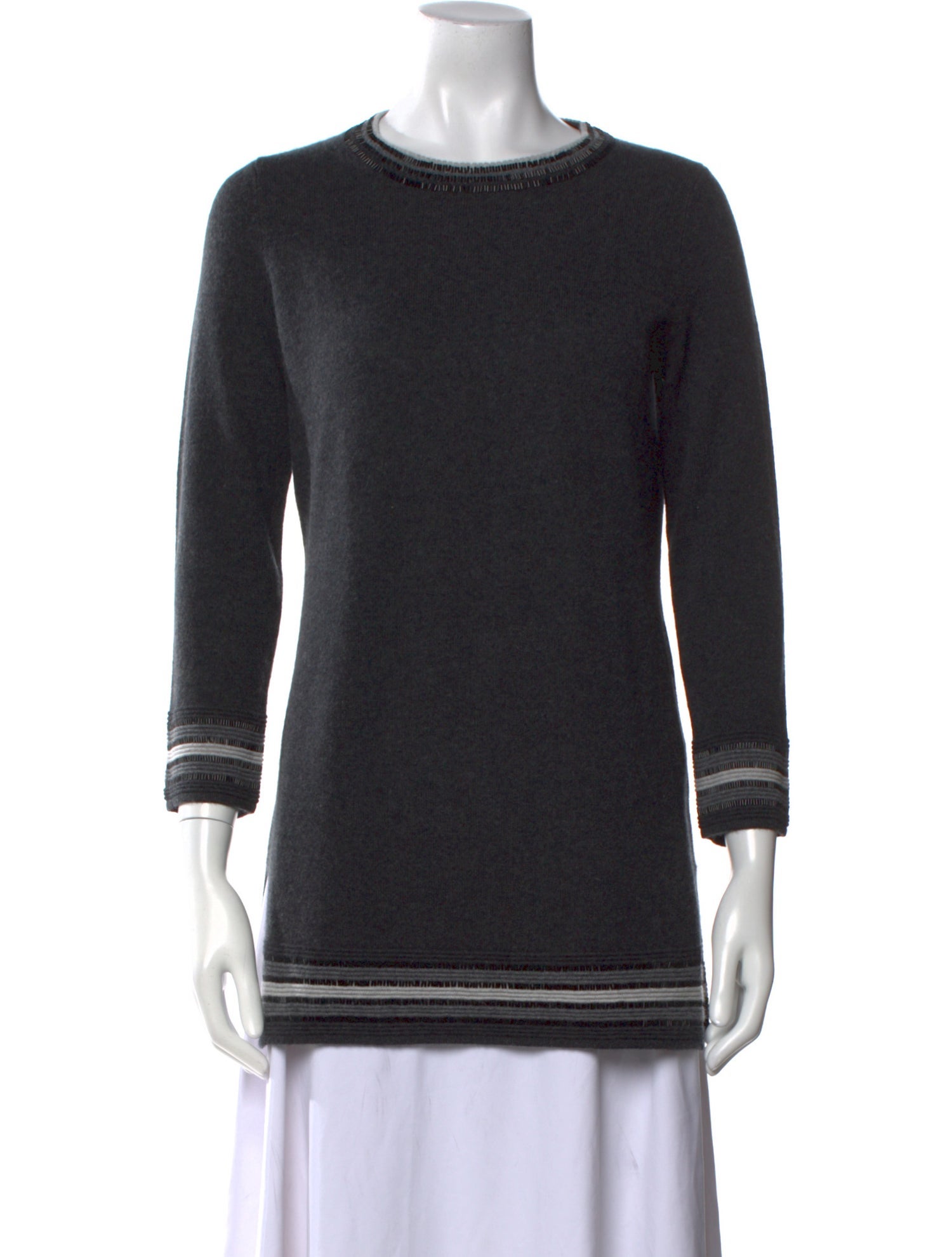 Neiman Marcus Cashmere Crew Neck Sweater