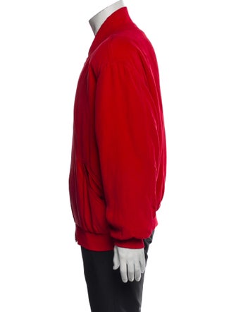 Neiman Marcus Silk Bomber Jacket