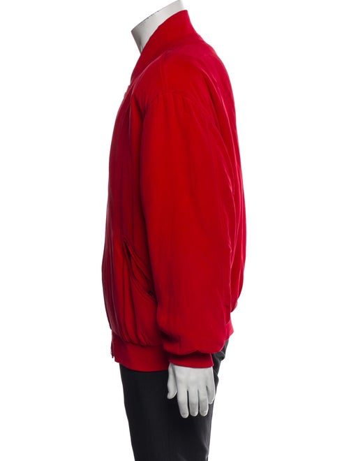 Neiman Marcus Silk Bomber Jacket