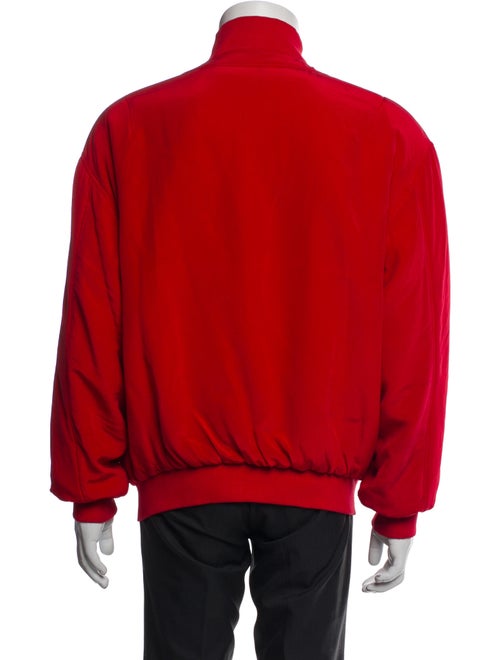 Neiman Marcus Silk Bomber Jacket