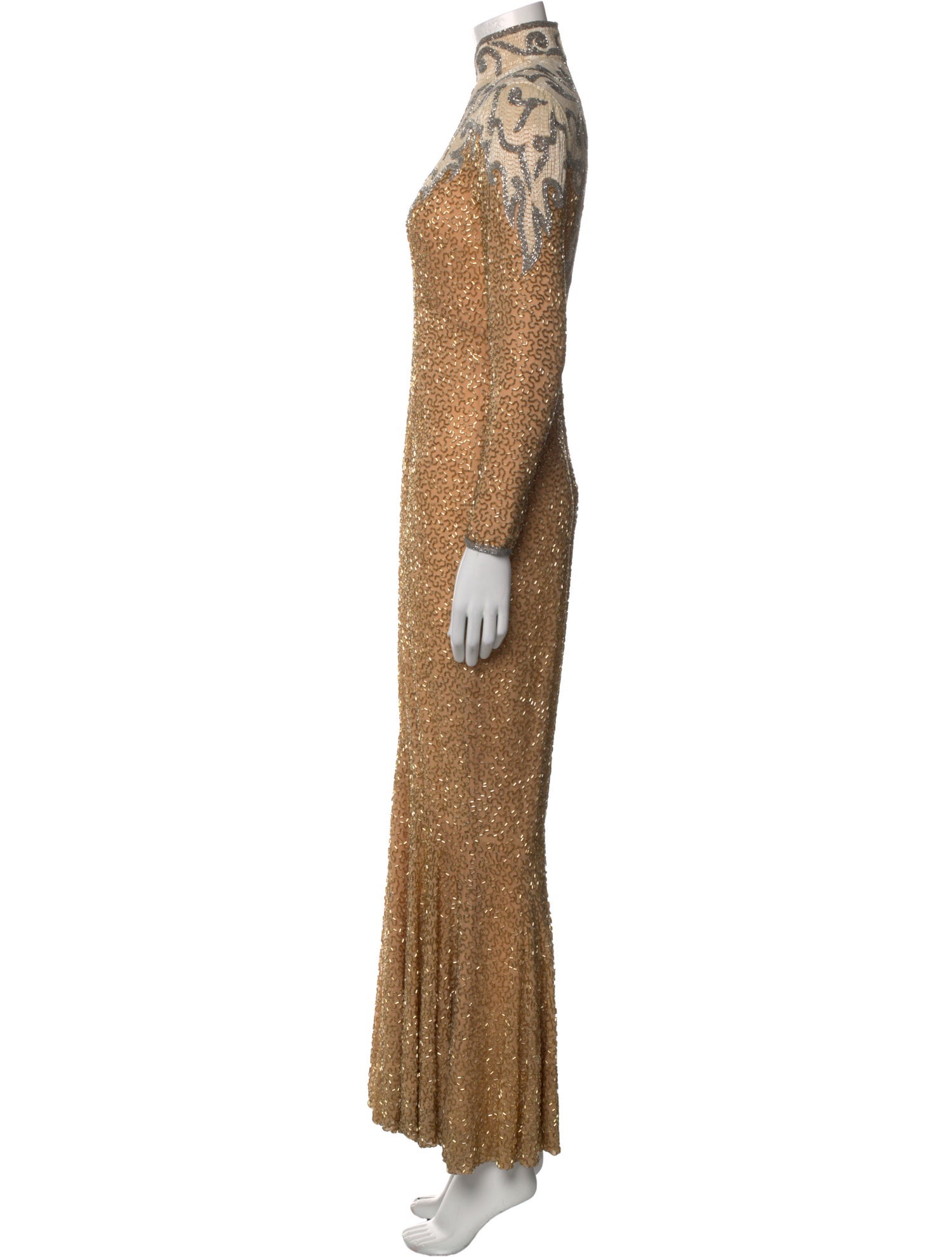 Neiman Marcus Silk Long Dress