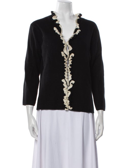 Neiman Marcus Cashmere Colorblock Pattern Sweater