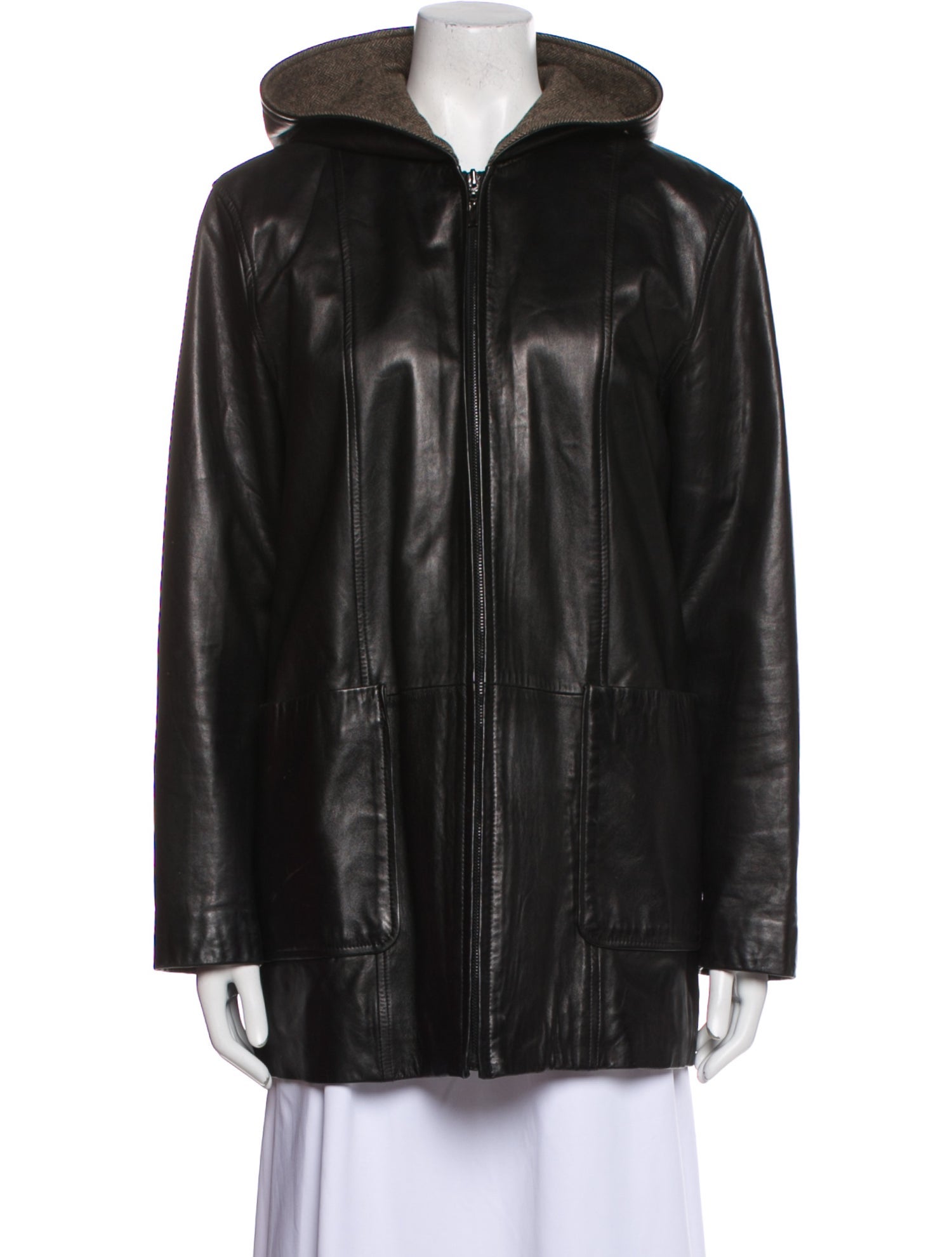 Neiman Marcus Leather Coat