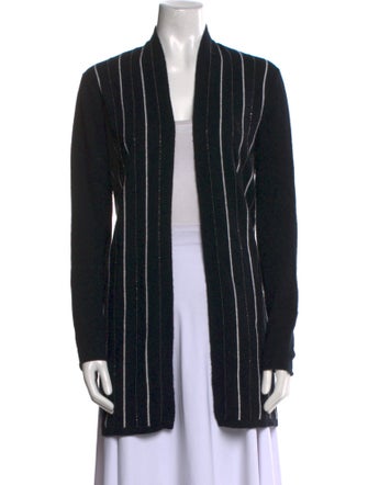 Neiman Marcus Cashmere Striped Sweater