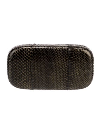 Neiman Marcus Embossed Leather Minaudière