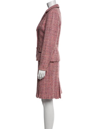 Neiman Marcus Tweed Pattern Skirt Suit