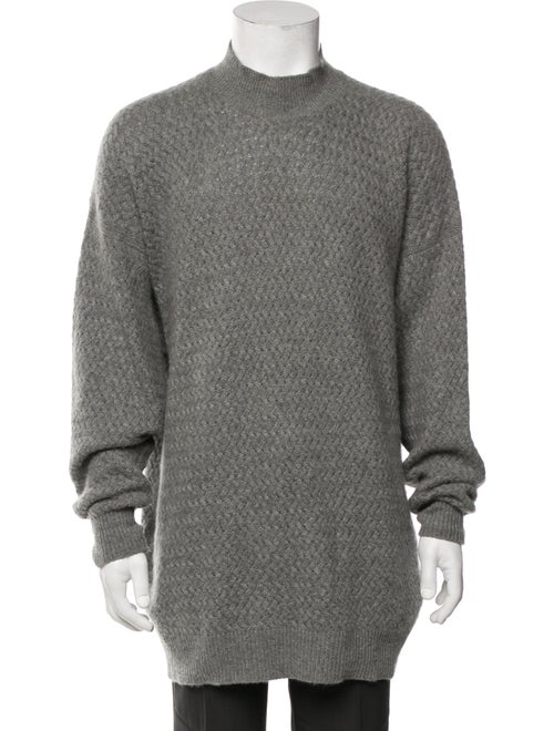 Neiman Marcus Cashmere Mock Neck Pullover